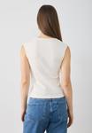 Топ Anna Field Top, Off White/Off-White - фото 3