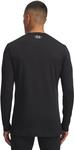 Футболка Under Armour Mens Packaged Base 2.0 Crew, (001) Black/White - фото 2