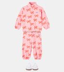 Толстовка из хлопкового джерси с принтом Черви Tinycottons, Worms - фото 2