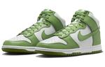 Мужские кроссовки для скейтбординга Nike Dunk high, Green/White - фото 3