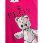 Philipp Plein футболка с принтом Teddy Bear, розовый - фото 3