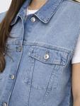 Жилет ONLY ONLMyrna, Blue denim - фото 4
