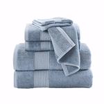 Набор полотенец Brooklyn Loom, 6 предметов, синий - фото