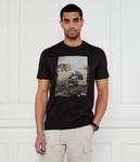 Футболка te_dunetrace Regular fit Boss Orange, черный - фото