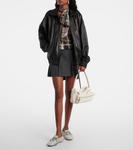 Кожаная сумка через плечо Camero Mini Acne Studios, Cream White - фото 5