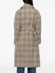 Пальто в клетку Lacoste, бежевый - фото 4