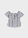 Блуза name it NKFDENIZA S/S TOP, черный - фото 4