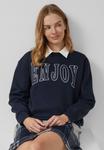 Толстовка s.Oliver Sweatshirt, Navy/Dark Blue - фото 4