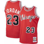 Мужская футболка Mitchell & Ness Chicago Bulls Michael Jordan № 23 1984-85 годов, красная. - фото