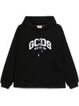 GCDS худи Lounge Logo 1988, черный - фото