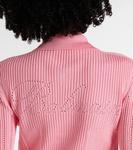 Кардиган в рубчик Balmain, Rose - фото 5