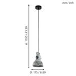 Подвесной светильник EGLO Barnstaple черный цинк - фото 7