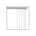 Вирт-гардина «Тромсё», (1 шт.) Wirth, черный - фото 4