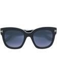 TOM FORD Eyewear Beatrix sunglasses, черный - фото