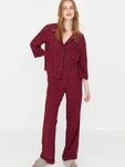 Пижама Trendyol, бургундия - фото 3