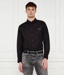 Льняная рубашка Regular fit Calvin Klein Jeans, черный - фото 3