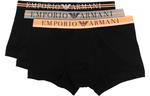 EMPORIO ARMANI SS23 Трусы мужские 3 шт Black - фото 5
