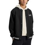 Under Armour Вязаная куртка-бомбер унисекс черная, Black - фото 4