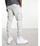 Серые брюки карго из полиэстера Jack & Jones Intelligence - фото 4