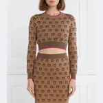 Укороченный свитер Pinko, коричневый - фото