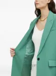 Однобортный блейзер на пуговицах Bruuns Bazaar, зеленый - фото 3