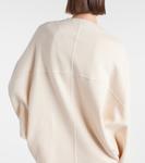 Большой свитер из шерсти и хлопка Fforme, Creme Brulee - фото 6