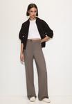 Брюки PULL&BEAR STRAIGHT-LEG DARTED -SMART, Taupe - фото 2