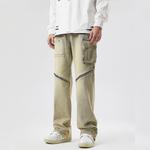 Джинсы Unisex MEIPIN TANG, Жёлтая Грязь - фото 6