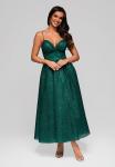 Ombre Вечернее платье в темно-зеленом цвете - фото 3