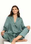 Пижамный топ Yamamay Pyjama top, Green Sage Plain/Olive - фото 4
