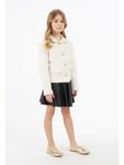 Faina Детский пиджак молочного цвета - фото 2