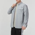 Серая мужская рубашка Columbia, серый - фото 7