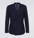 Блейзер из натуральной шерсти Dolce&Gabbana, синий - фото