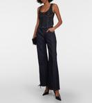 Джинсовое бюстье Jean Paul Gaultier, синий - фото 2