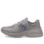 Кроссовки rhyton leather sneakers 'grey blue' Gucci, серый - фото