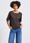 Блуза Street One Blouse, Braun/Dark Brown - фото