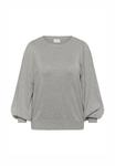 Джемпер Kaffe Curve Jumper, Grey Melange/Grey - фото 5