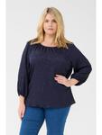 Блузка KAFFE curve, цвет midnight marine cc - фото 3