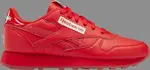 Кроссовки popsicle x classic leather big kid 'instinct red' Reebok, красный - фото 2