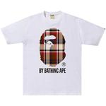 Футболка BAPE Check By Bathing Ape Tee 'White/Red', белый - фото 2
