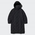 Стеганное пальто Uniqlo Pufftech, 09 черный - фото