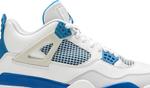 Кроссовки Air Jordan 4 Retro Military Blue 2006, белый - фото 2