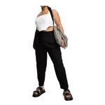 Элегантные зауженные брюки Asos Design Curve, черный - фото