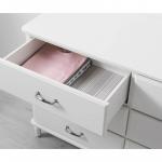 Комод Ikea Tyssedal 6 ящиков, 127x81 см, белый - фото 3