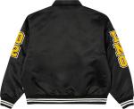 Куртка Palace Satin Varsity Jacket 'Black', черный - фото 3