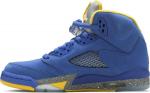 Кроссовки Air Jordan 5 Retro GS Laney, синий - фото 3