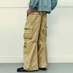 Брюки с принтом логотипа Mastermind Japan C2H4, хаки - фото 6