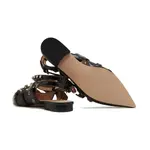 Сандалии Gianira с добавлением кожи Pinko, черный - фото 4