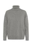 Джемпер InWear KELLSIE TURTLENECK, Medium Grey Melange/Light Grey - фото 8