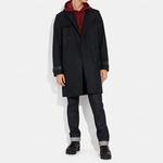 Пальто мужское Coach, синий - фото 10